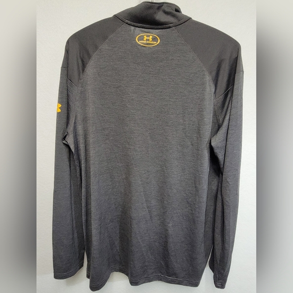 Under Armour University Of Iows 1/4 Zip Long Sleeve Heatgear Loose Fit Size Lg - Picture 7 of 7